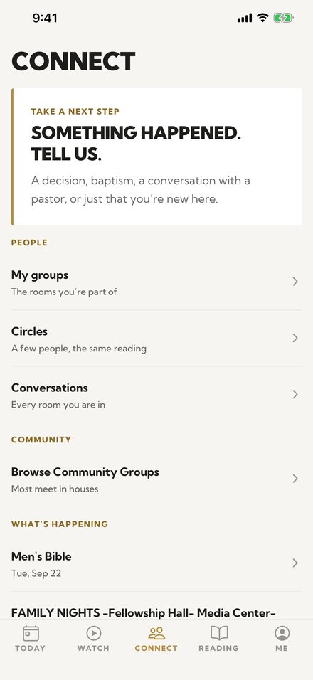 Groups, circles and conversations in the Christchurch Miami app