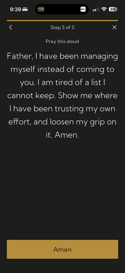 Step 5 Pray